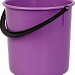 Ведро 10 л фиолетовый возможно использовать в комплекте с крышкой арт.285